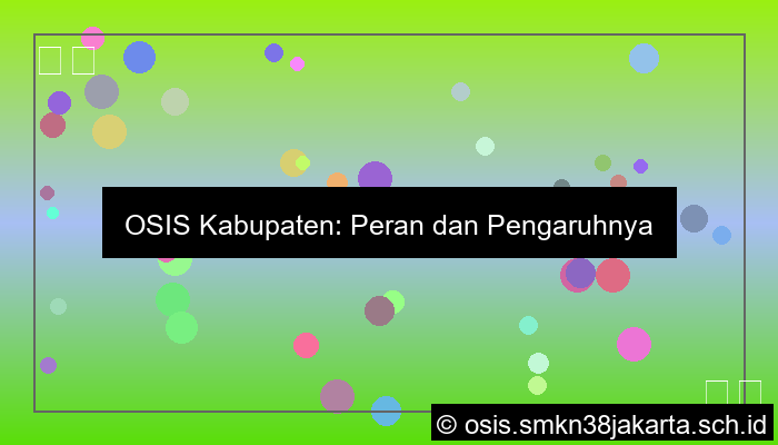 Osis Kabupaten